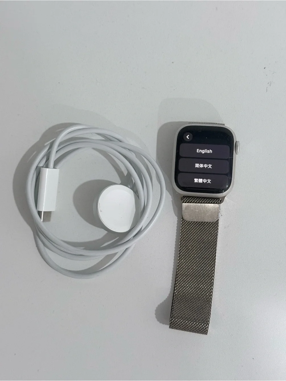Apple Watch with Gold Aluminium Steel ceramic case
